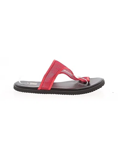 Pre-owned Assorted Brands Flip Flops In Red