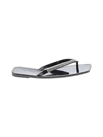 Pre-owned Assorted Brands Flip Flops In Silver