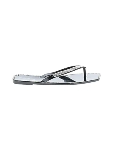 Pre-owned Assorted Brands Flip Flops In Silver