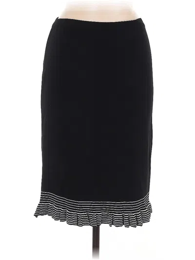 Pre-owned Assorted Brands Formal Skirt In Black