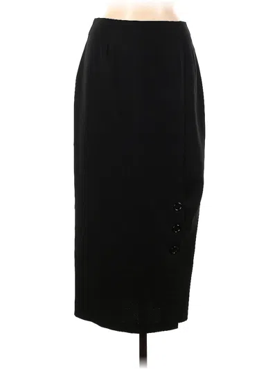 Pre-owned Assorted Brands Formal Skirt In Black
