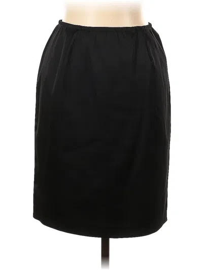 Pre-owned Assorted Brands Formal Skirt In Black