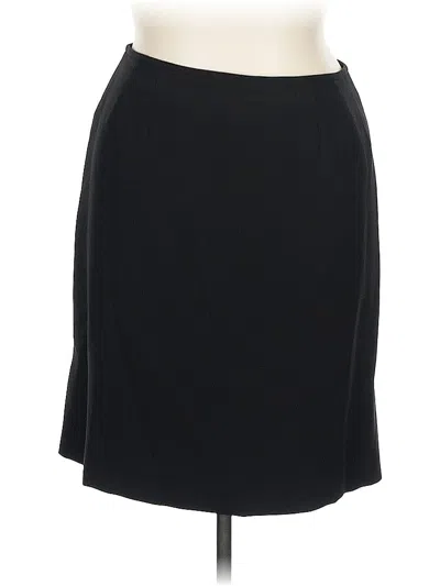 Pre-owned Assorted Brands Formal Skirt In Black