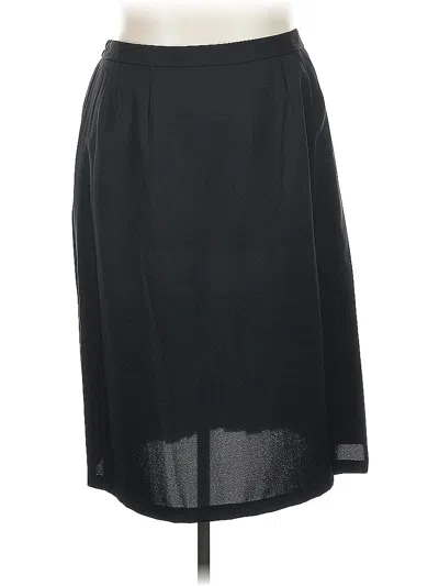 Pre-owned Assorted Brands Formal Skirt In Black
