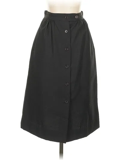 Pre-owned Assorted Brands Formal Skirt In Black