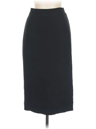 Pre-owned Assorted Brands Formal Skirt In Black