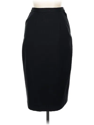 Pre-owned Assorted Brands Formal Skirt In Black