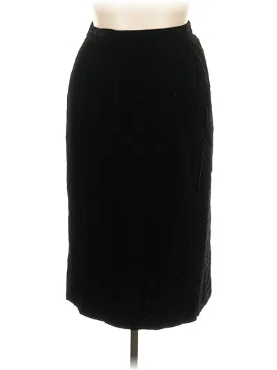 Pre-owned Assorted Brands Formal Skirt In Black