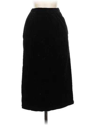 Pre-owned Assorted Brands Formal Skirt In Black