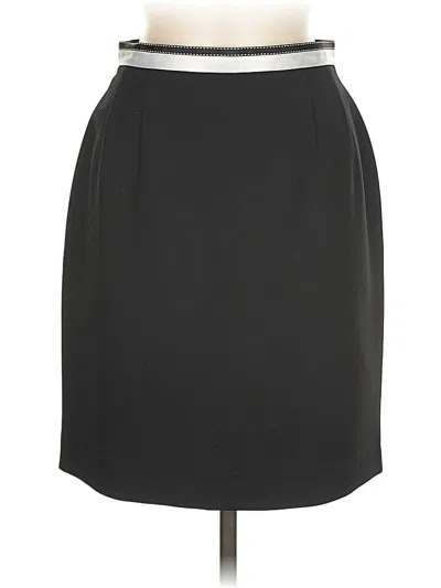 Pre-owned Assorted Brands Formal Skirt In Black