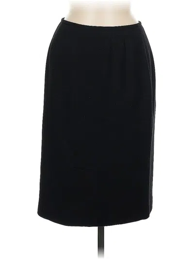Pre-owned Assorted Brands Formal Skirt In Black