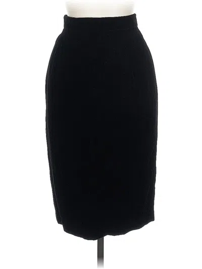 Pre-owned Assorted Brands Formal Skirt In Black