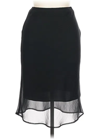 Pre-owned Assorted Brands Formal Skirt In Black