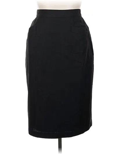 Pre-owned Assorted Brands Formal Skirt In Black
