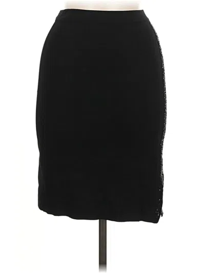 Pre-owned Assorted Brands Formal Skirt In Black