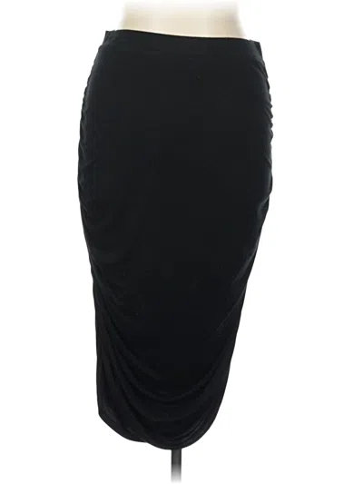Pre-owned Assorted Brands Formal Skirt In Black