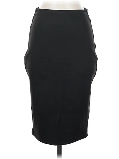 Pre-owned Assorted Brands Formal Skirt In Black