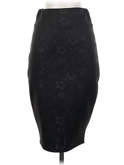 Pre-owned Assorted Brands Formal Skirt In Black