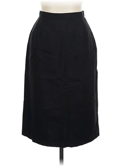 Pre-owned Assorted Brands Formal Skirt In Black