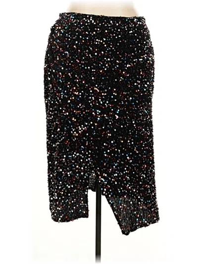Pre-owned Assorted Brands Formal Skirt In Black
