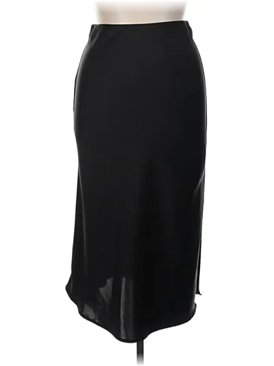 Pre-owned Assorted Brands Formal Skirt In Black