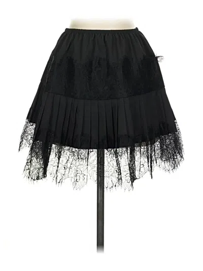 Pre-owned Assorted Brands Formal Skirt In Black