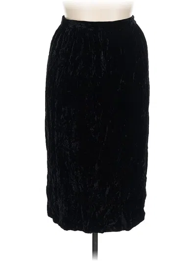 Pre-owned Assorted Brands Formal Skirt In Black