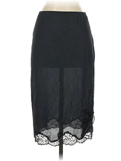 Pre-owned Assorted Brands Formal Skirt In Black