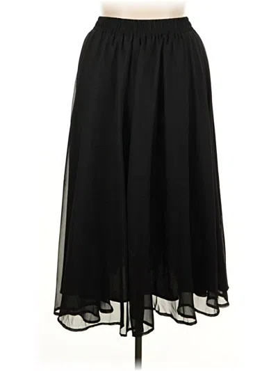 Pre-owned Assorted Brands Formal Skirt In Black