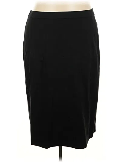 Pre-owned Assorted Brands Formal Skirt In Black