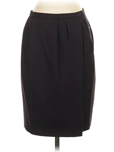 Pre-owned Assorted Brands Formal Skirt In Black