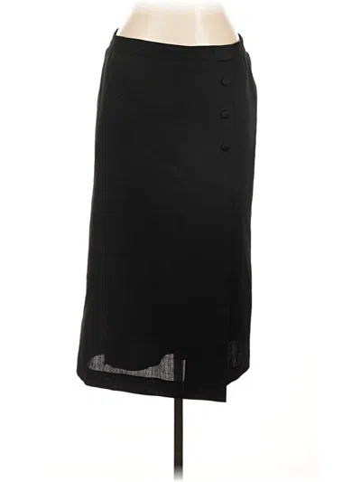 Pre-owned Assorted Brands Formal Skirt In Black