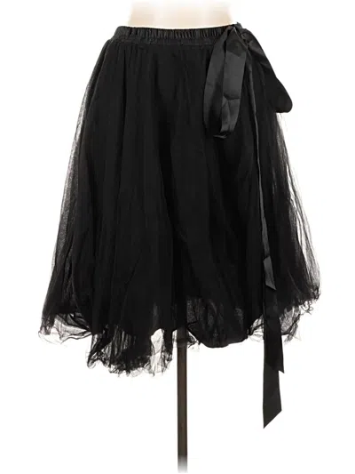 Pre-owned Assorted Brands Formal Skirt In Black