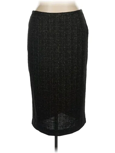 Pre-owned Assorted Brands Formal Skirt In Black