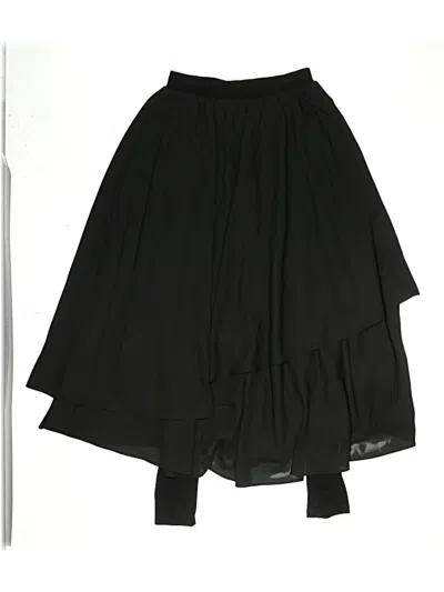 Pre-owned Assorted Brands Formal Skirt In Black