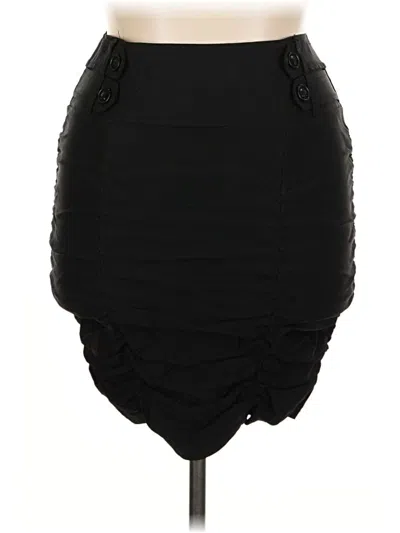 Pre-owned Assorted Brands Formal Skirt In Black
