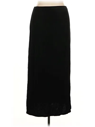 Pre-owned Assorted Brands Formal Skirt In Black