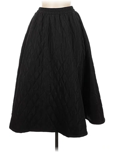 Pre-owned Assorted Brands Formal Skirt In Black