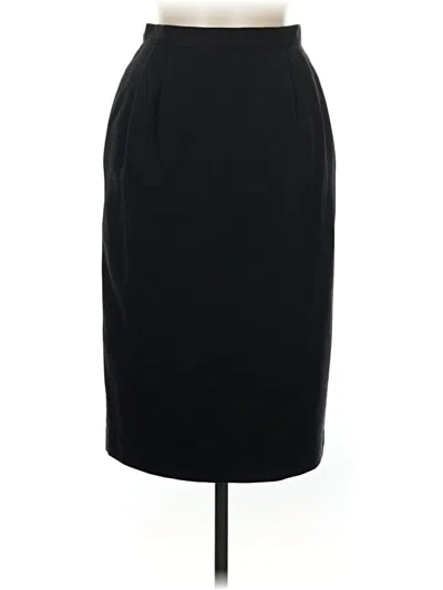 Pre-owned Assorted Brands Formal Skirt In Black
