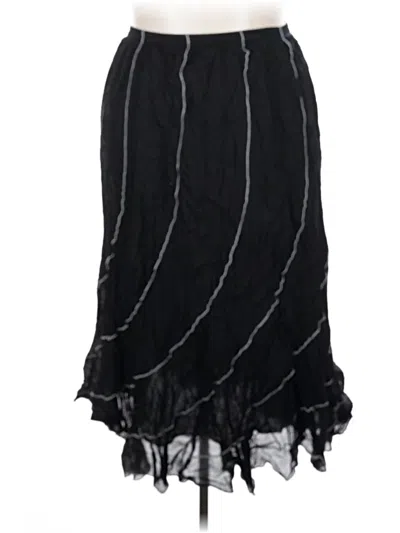 Pre-owned Assorted Brands Formal Skirt In Black