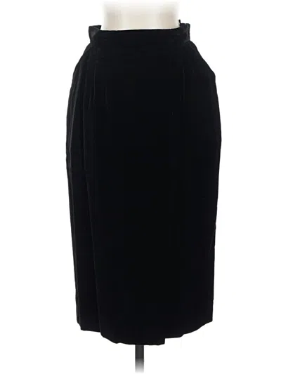 Pre-owned Assorted Brands Formal Skirt In Black