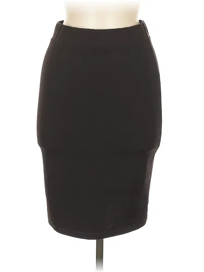 Pre-owned Assorted Brands Formal Skirt In Black