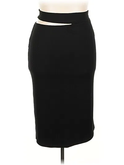Pre-owned Assorted Brands Formal Skirt In Black