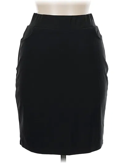 Pre-owned Assorted Brands Formal Skirt In Black