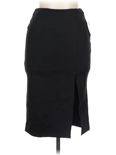 Pre-owned Assorted Brands Formal Skirt In Black