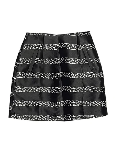 Pre-owned Assorted Brands Formal Skirt In Black