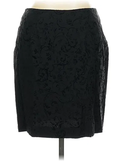 Pre-owned Assorted Brands Formal Skirt In Black