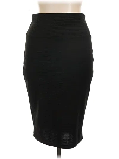 Pre-owned Assorted Brands Formal Skirt In Black