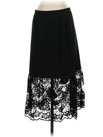 Pre-owned Assorted Brands Formal Skirt In Black