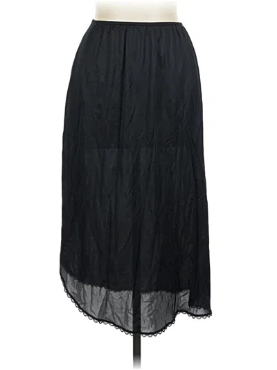 Pre-owned Assorted Brands Formal Skirt In Black